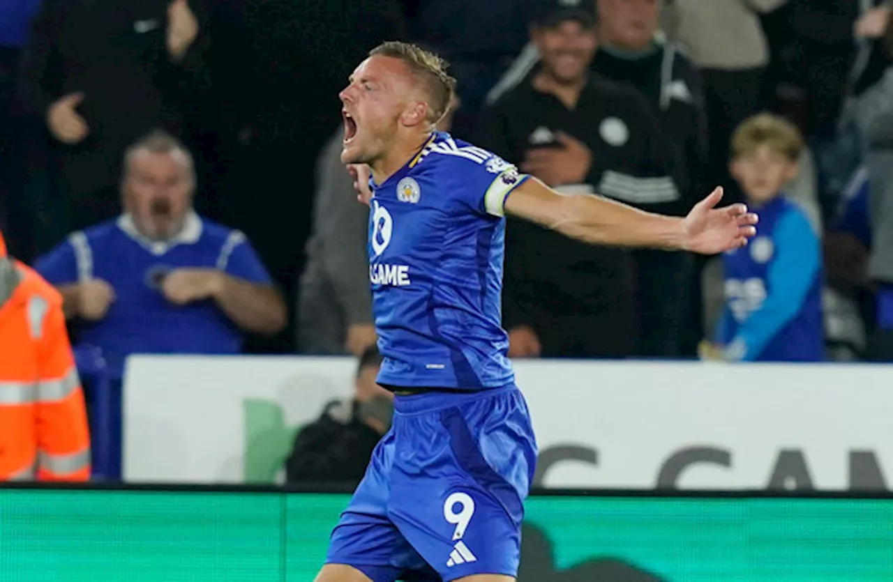 Jamie Vardy earns Leicester a point against Tottenham on Premier League return