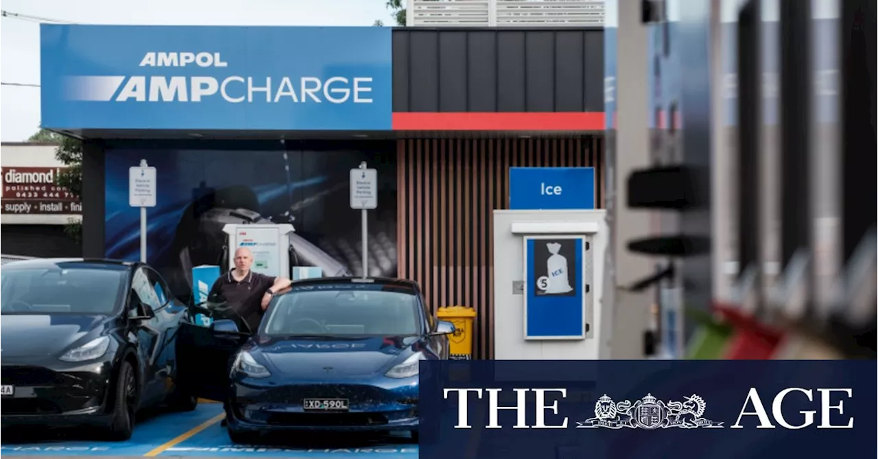 Fuel giant Ampol to miss target for electric vehicle charging bays