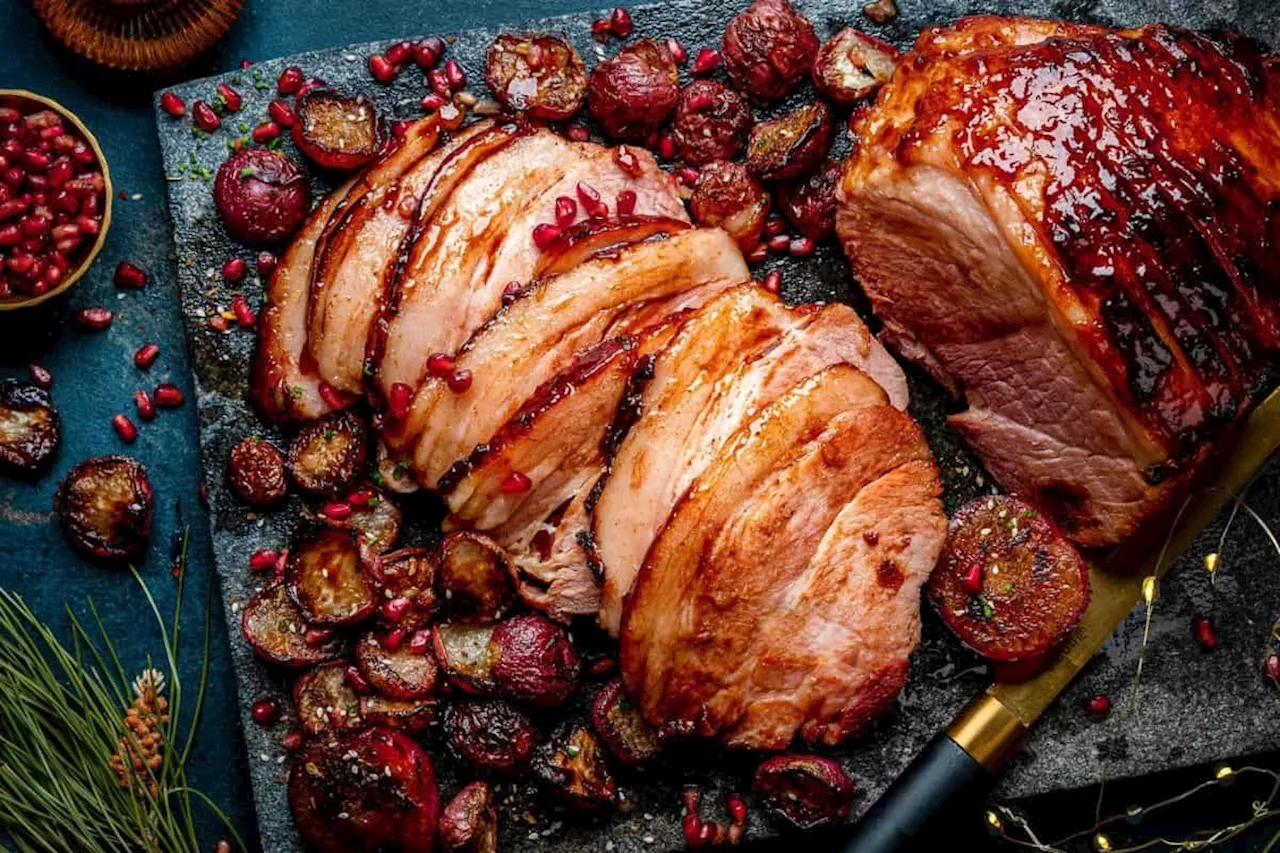 Recipe of the day: Berry-glazed gammon with roasted vegetables