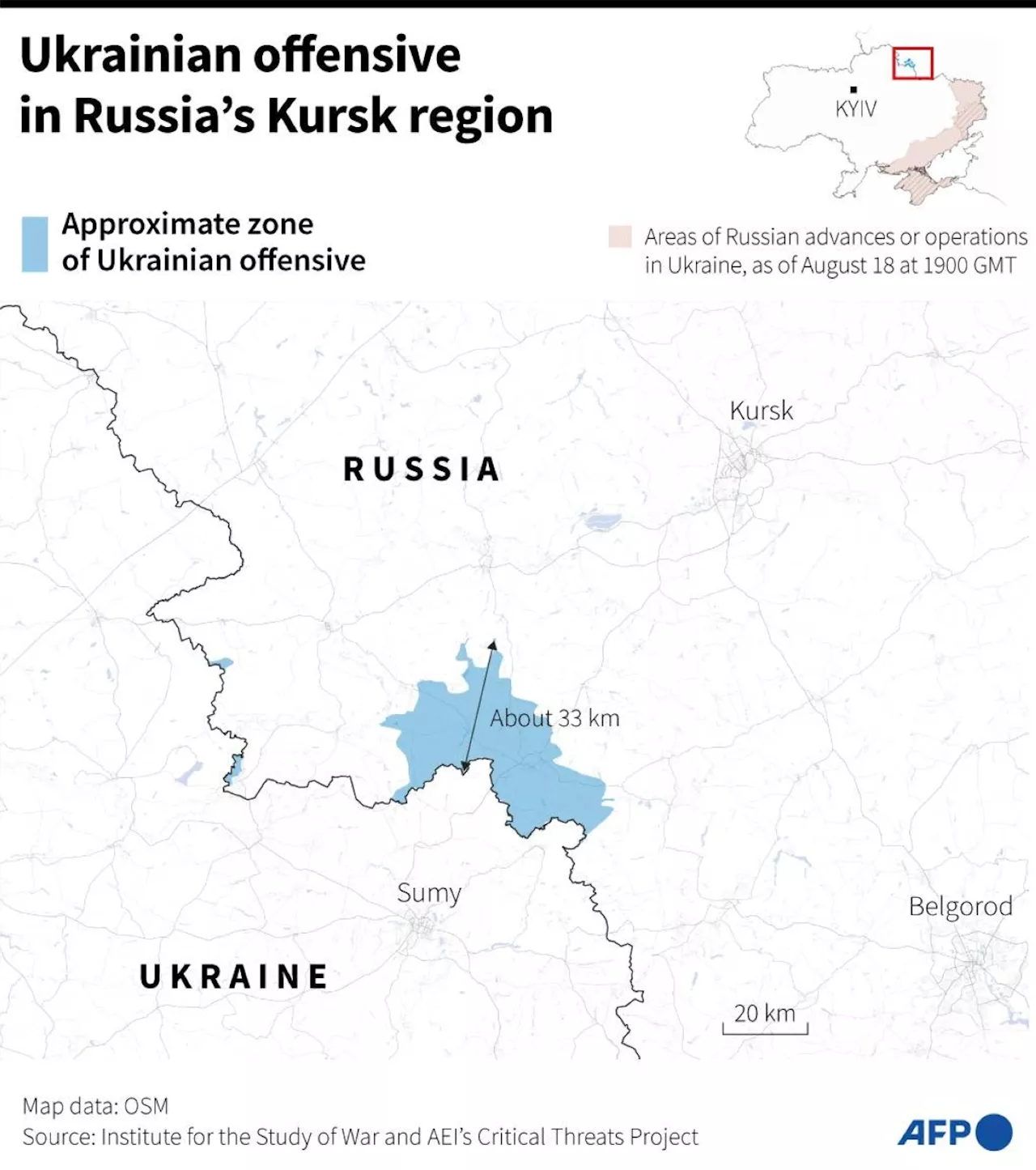 'Kyiv push into Kursk aims to create buffer zone'