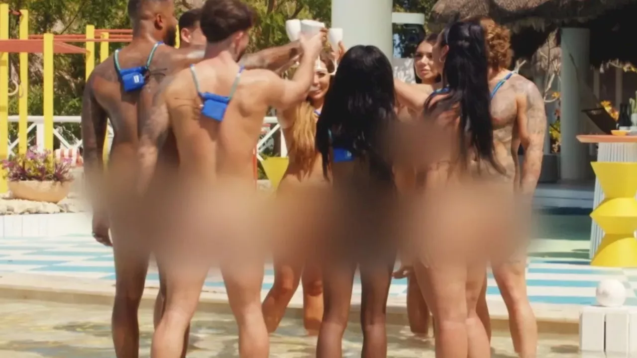 New reality show Dating Naked sends urgent warning to fans as cast strip totally nude and snog each other...