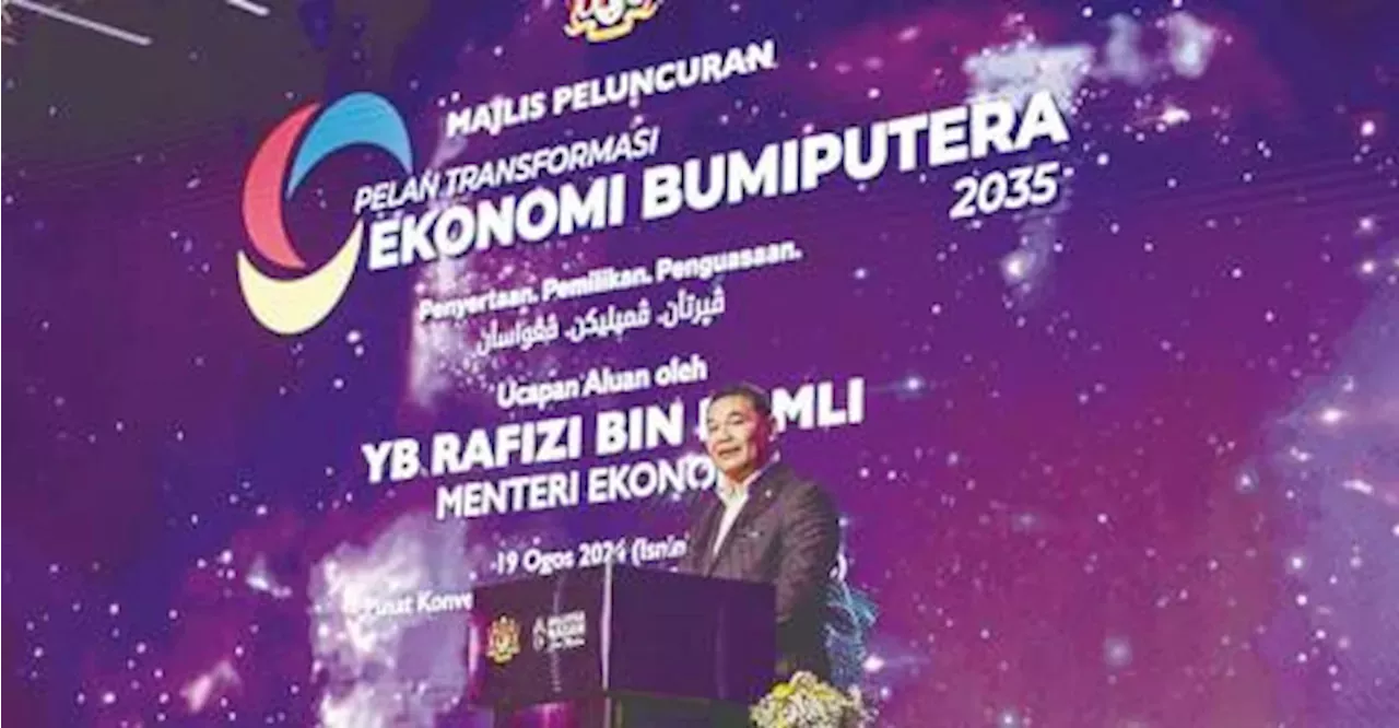 Govt aims to boost Bumiputera companies’ contribution to GDP under PuTERA35