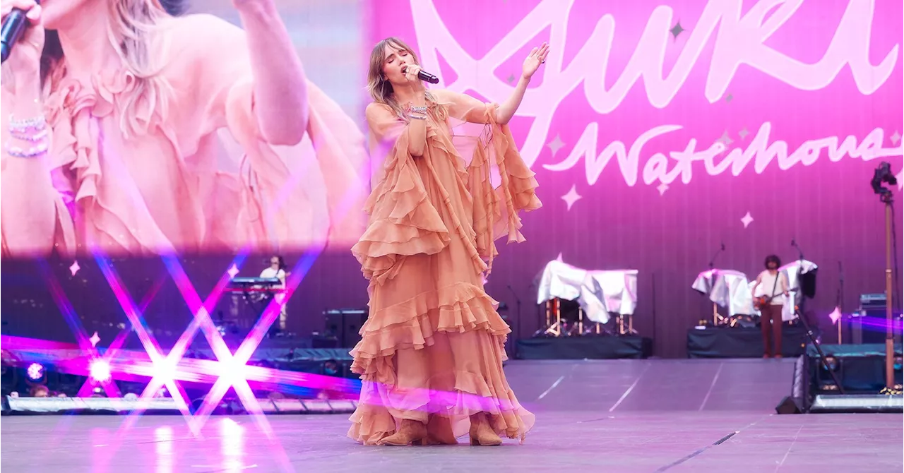 Suki Waterhouse’s Gushes Over Her Ruffled ‘Eras Tour’ Costume