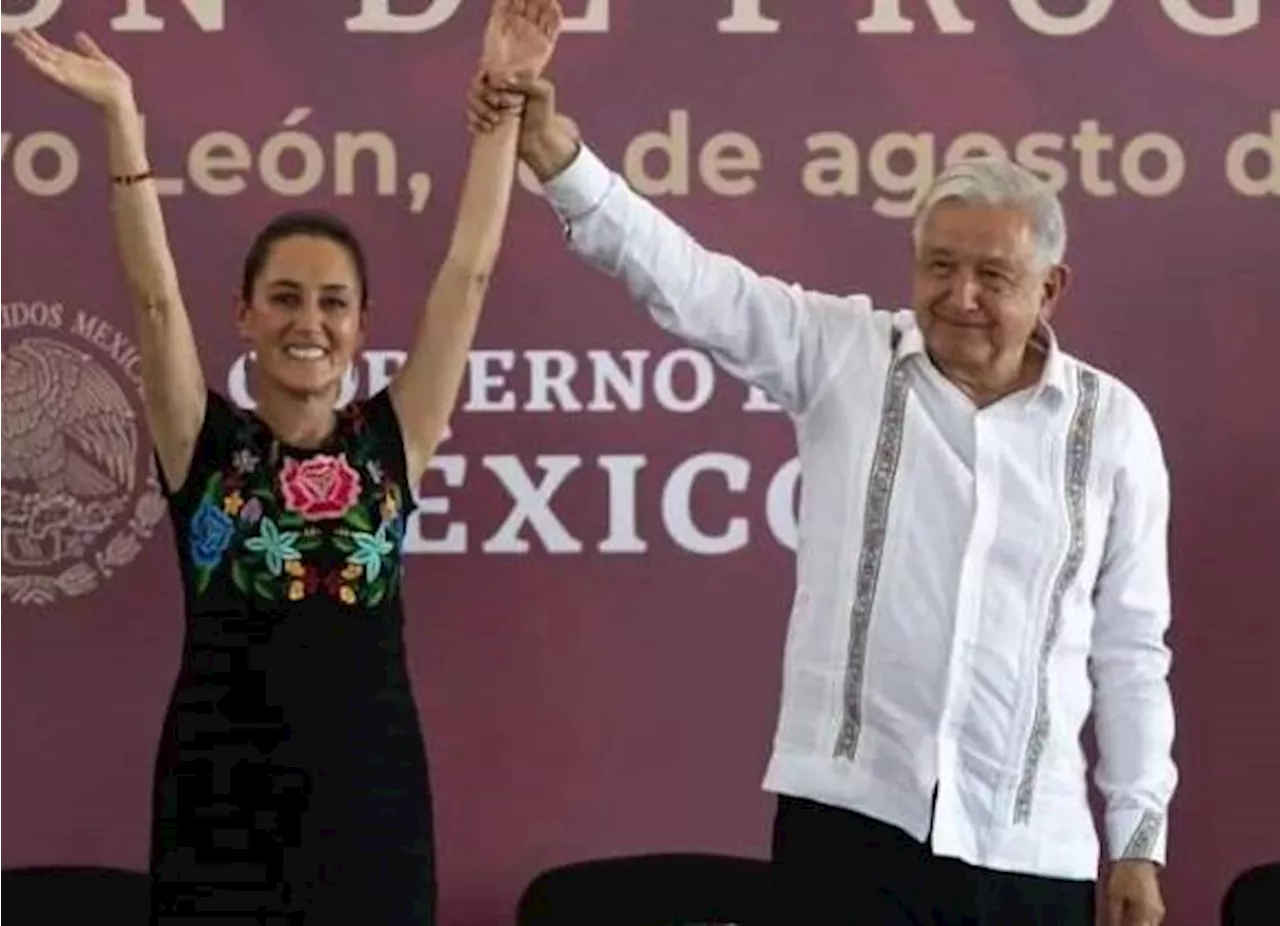 AMLO asegura que Sheinbaum será la mejor presidenta del mundo