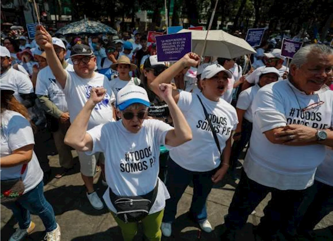 Arranca paro de trabajadores del Poder Judicial en todo el país, en protesta contra reforma judicial