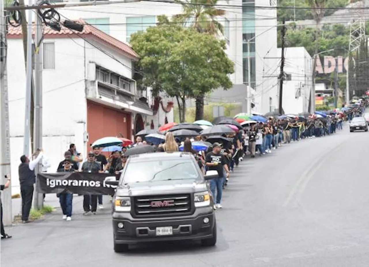 Trabajadores del Poder Judicial en Nuevo León se van a paro de labores