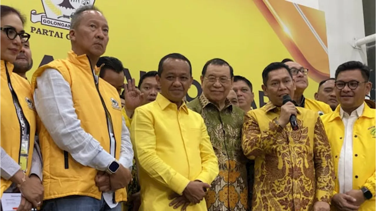 Jadi Calon Ketum Golkar, Bahlil Dapat Dukungan 469 Suara