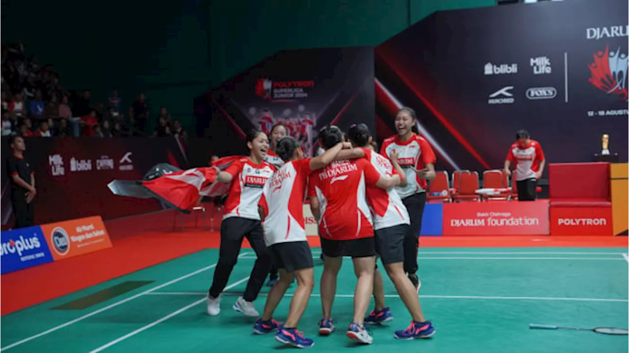 PB Djarum Sapu Bersih Gelar Juara Superliga Junior 2024