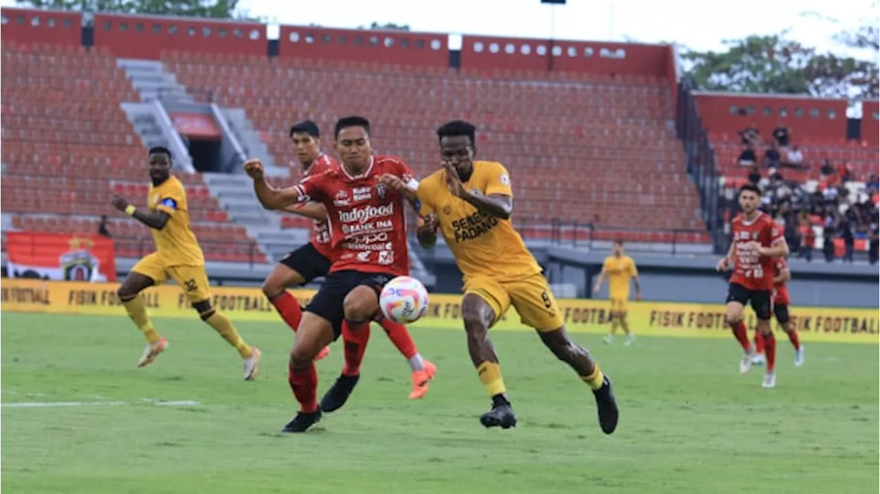 Pelatih Semen Padang FC Ungkap Penyebab Kekalahan Lawan Bali United