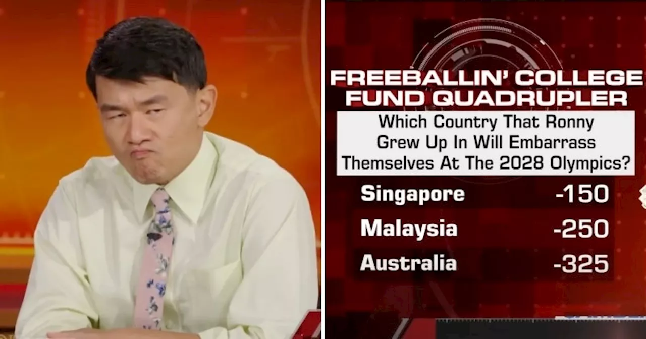 Ronny Chieng Mocked for Malaysia's Performance at Paris 2024 Olympics in The Daily Show Skit