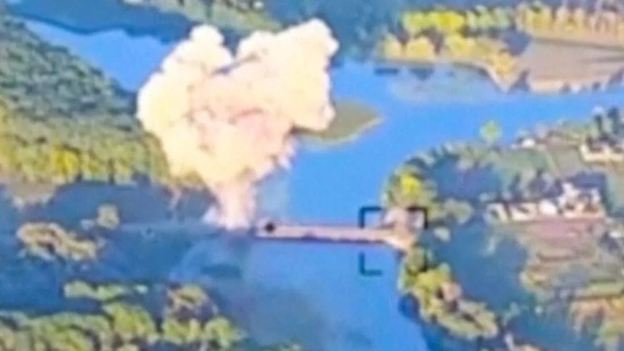 Ukraine Blows Up Second Bridge in Russia’s Kursk