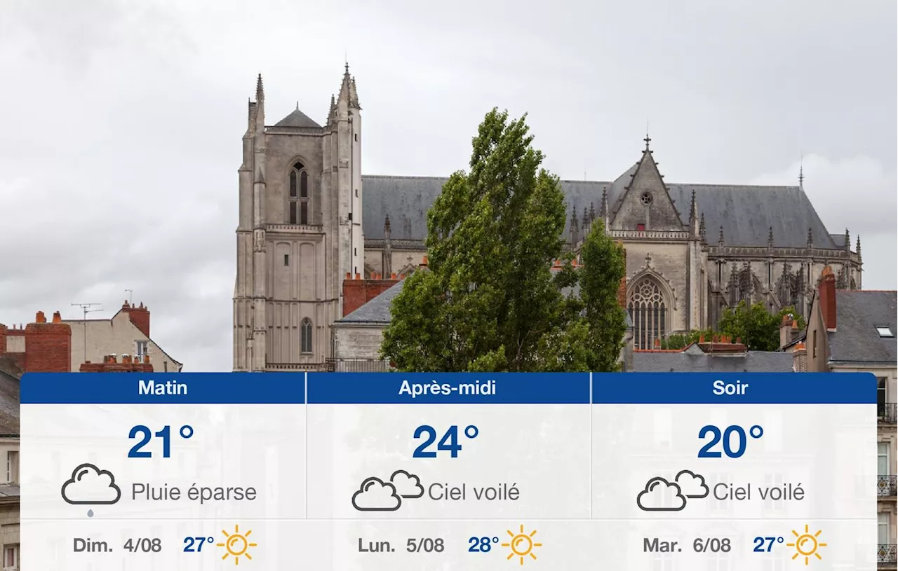 Météo Nantes: prévisions du samedi 3 août 2024