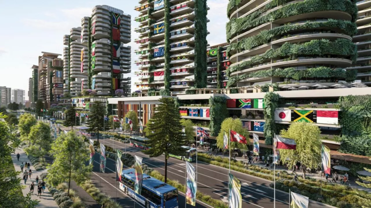 Plans for Brisbane 2032 Olympics athletes’ village at Hamilton reveal high-rises and tree-lined streets