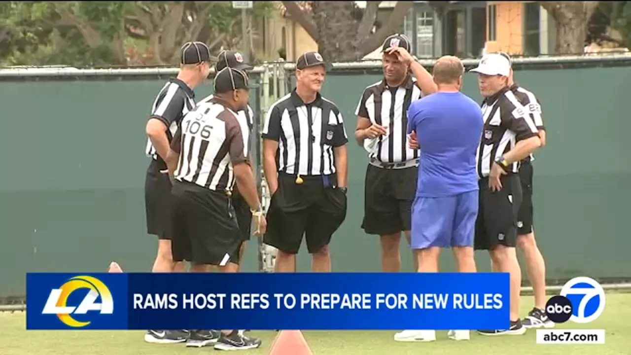 NFL officials break down big changes to kickoff rules at Rams training camp