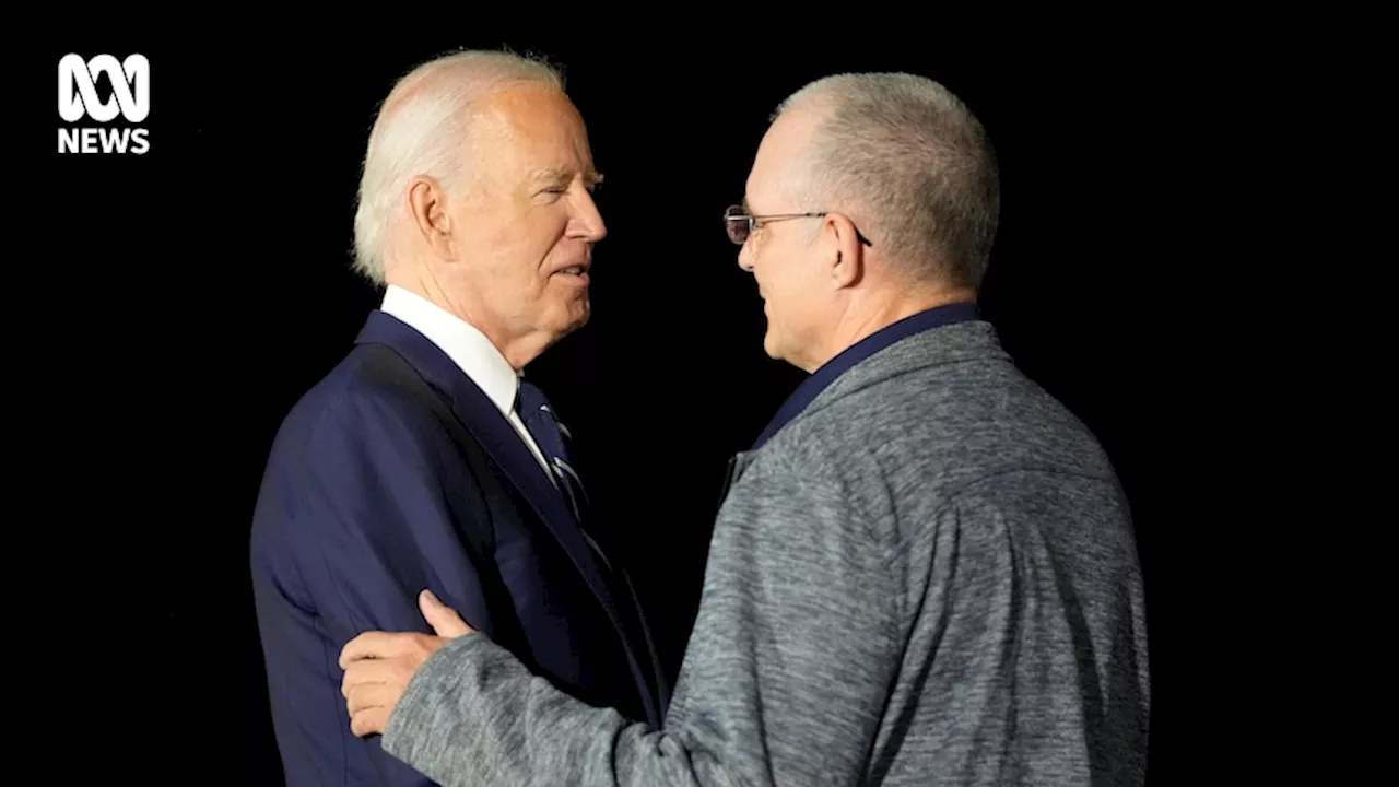 Biden welcomes home prisoners released by Russia as plane lands in US