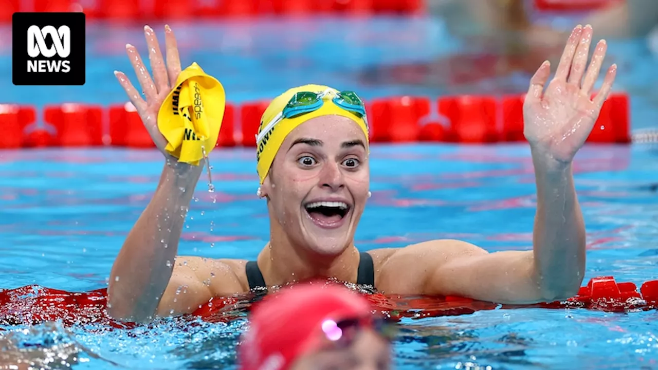 Kaylee McKeown becomes first Australian to win four individual Olympic gold medals, as Cam McEvoy wins long awaited title at Paris Olympics