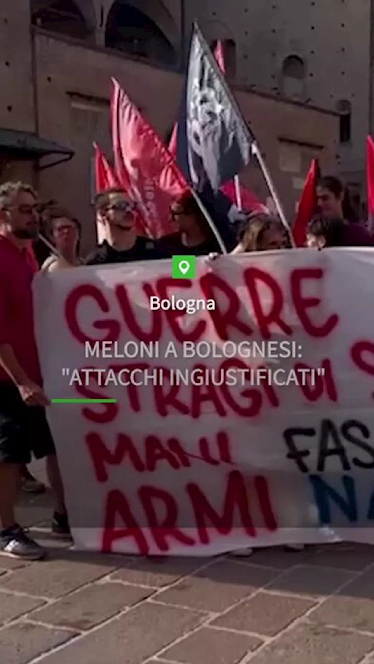 Meloni a Bolognesi: 'Attacchi ingiustificati'