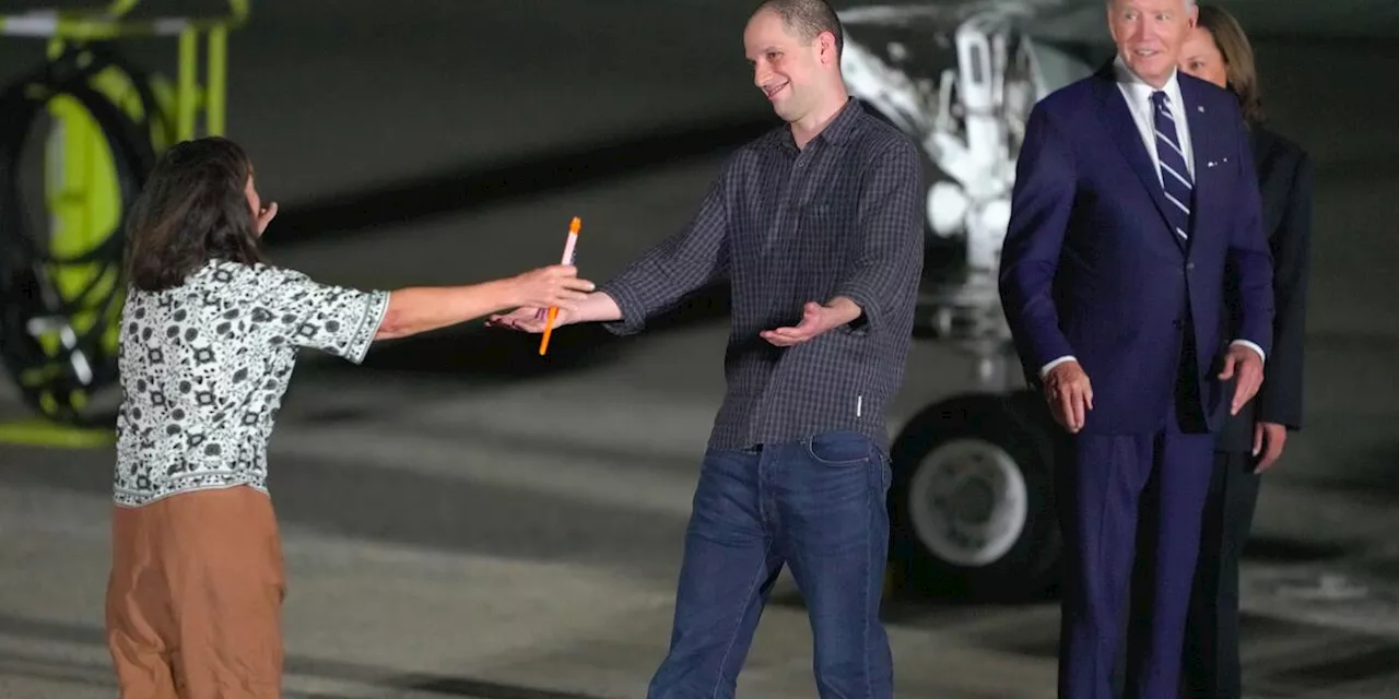 3 newly freed Americans are back on US soil after a landmark prisoner exchange with Russia