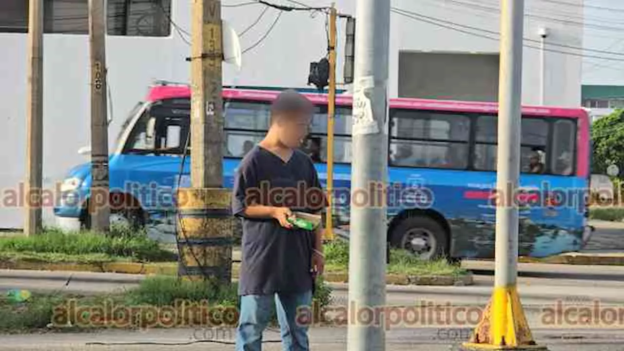 Menores con discapacidad trabajan en cruceros de Coatzacoalcos