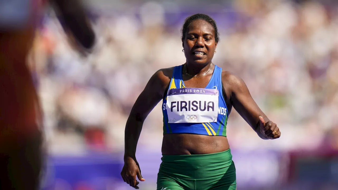 Solomon Islands distance runner Sharon Firisua steps into sprints, finishes last in 100 at Olympics