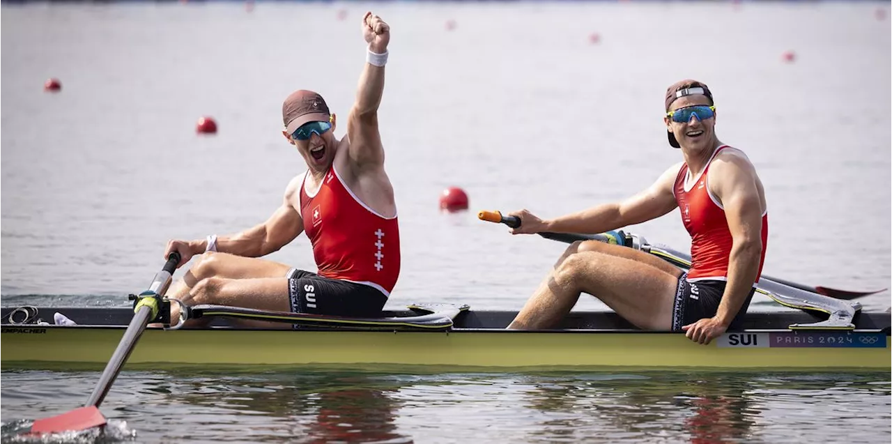 Olympia 2024: Bronze für die Schweizer Ruderer im Zweier-ohne