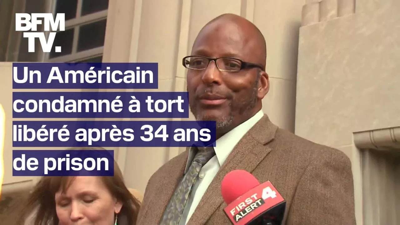 Un Américain condamné à tort pour meurtre libéré après 34 ans de prison