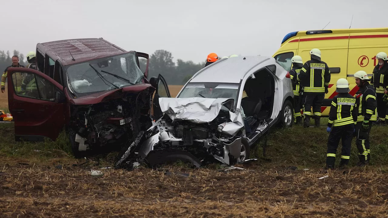 Unfall in Sachsen: Unglücksfall auf B 156 in Niedergurig