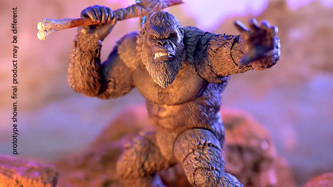 Kong Returns with New 6' Godzilla x Kong Exquisite Hiya Toys Figure