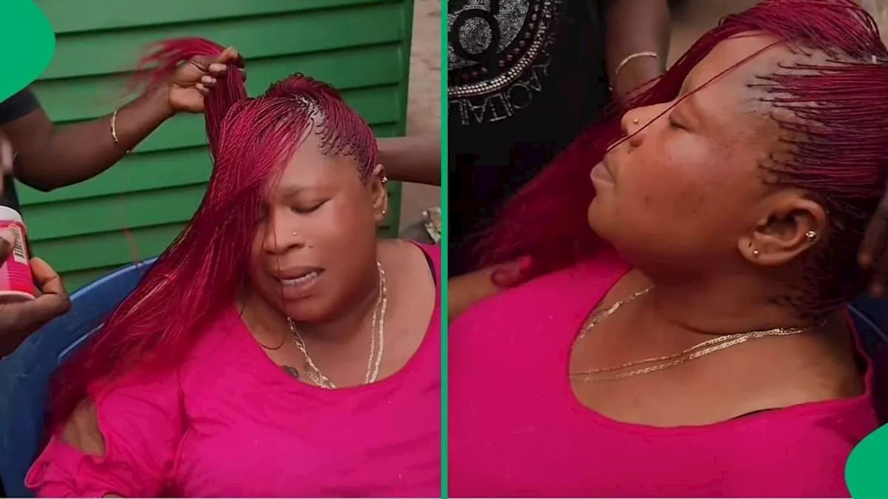 'I Will Never Suffer Like This': Woman Endures Excruciating Pain While Braiding Hair, SA Reacts