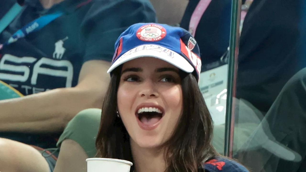 Kendall Jenner’s Olympics Fan Look Is Suitably Sporty