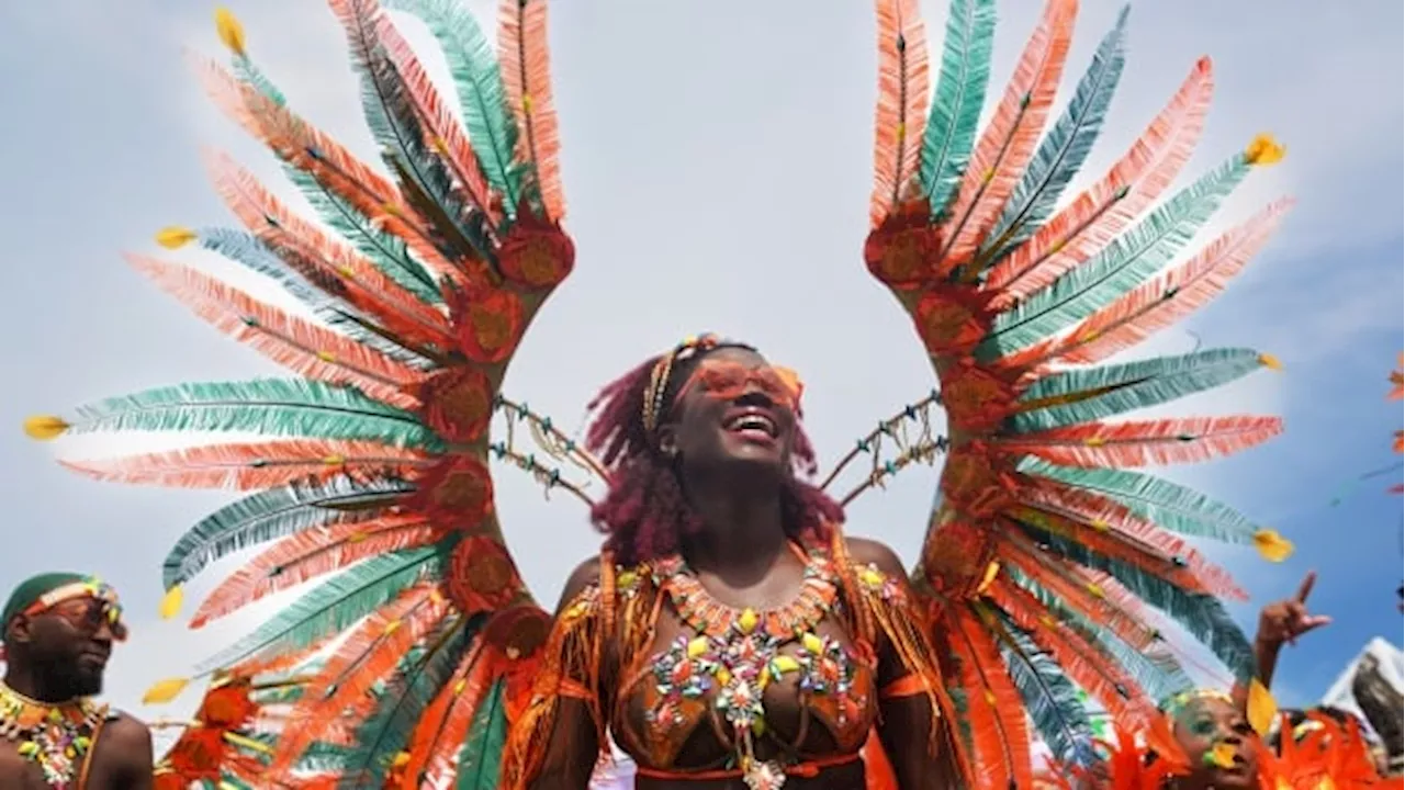 Toronto Caribbean Carnival revellers get ready for the Grand Parade