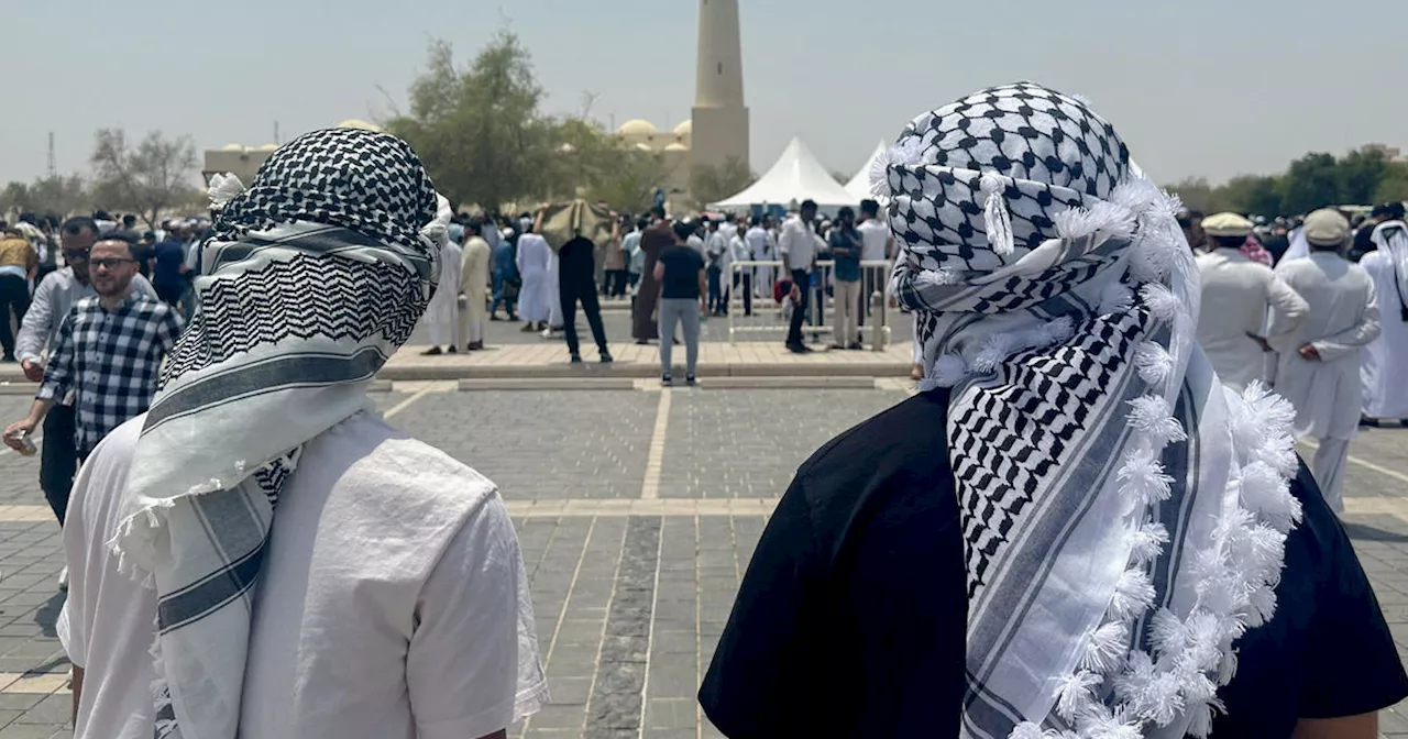 Hundreds gather for funeral of Hamas political leader Ismail Haniyeh