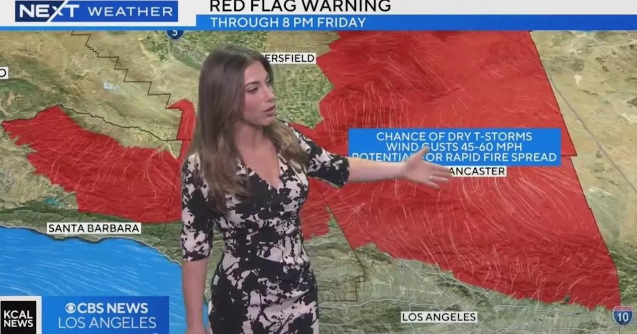 High heat mixed with the threat of thunderstorms and dry lightning lead to Red Flag Warnings