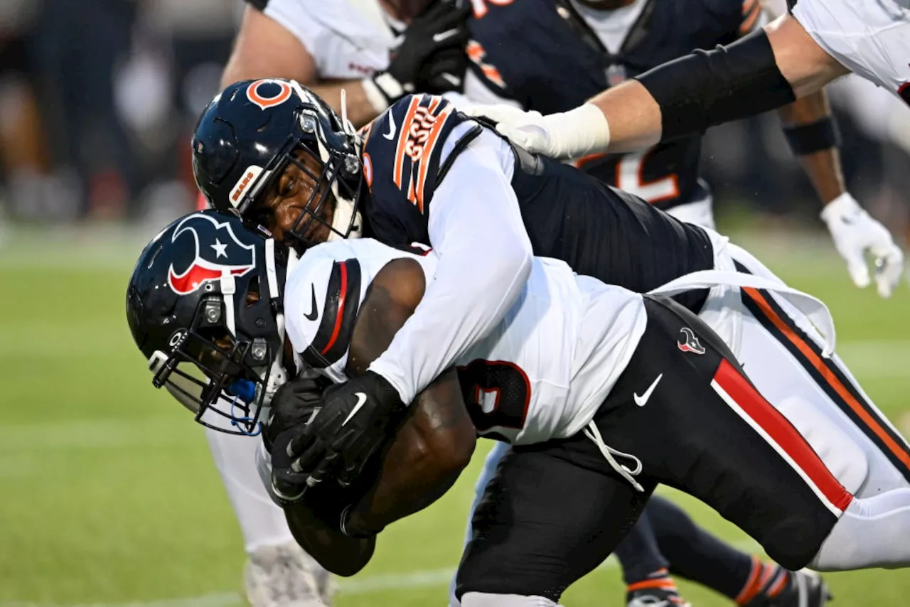 Chicago Bears top Houston Texans in weather-shortened Hall of Fame game