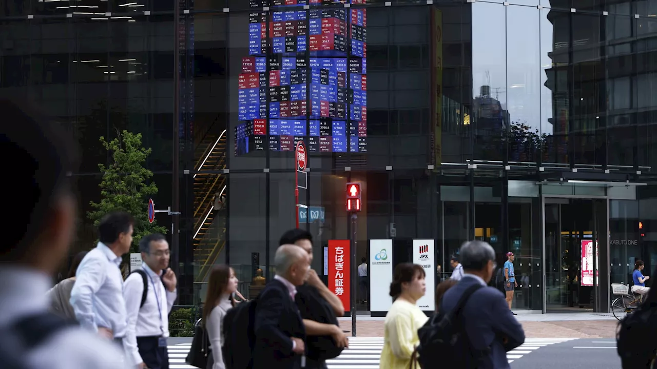 Japan's stocks plunge 5% with Asia markets broadly lower after Wall Street sell-off