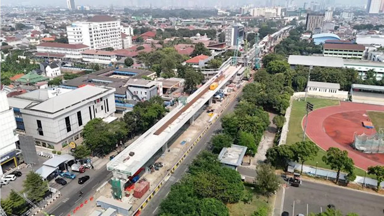 Progress Memuaskan, Waskita Pede Proyek LRT Jakarta Tepat Waktu