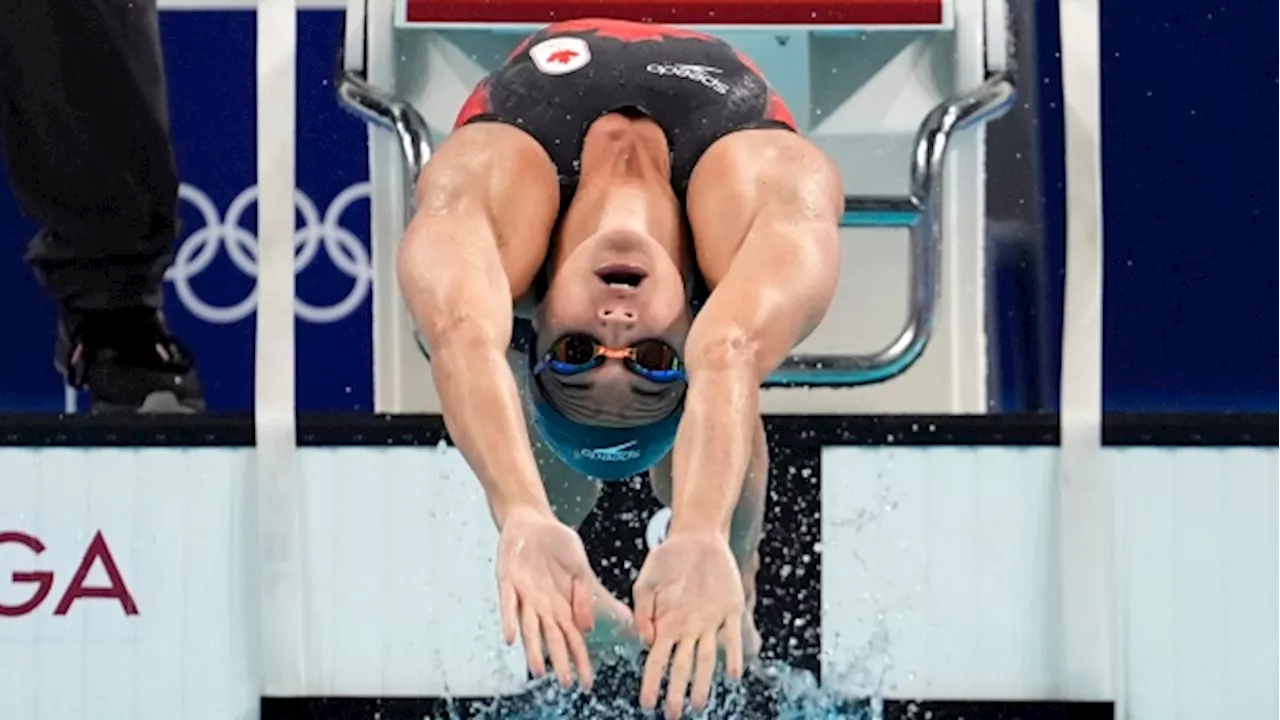 Paris 2024: Kylie Masse wins bronze in women's 200m backstroke