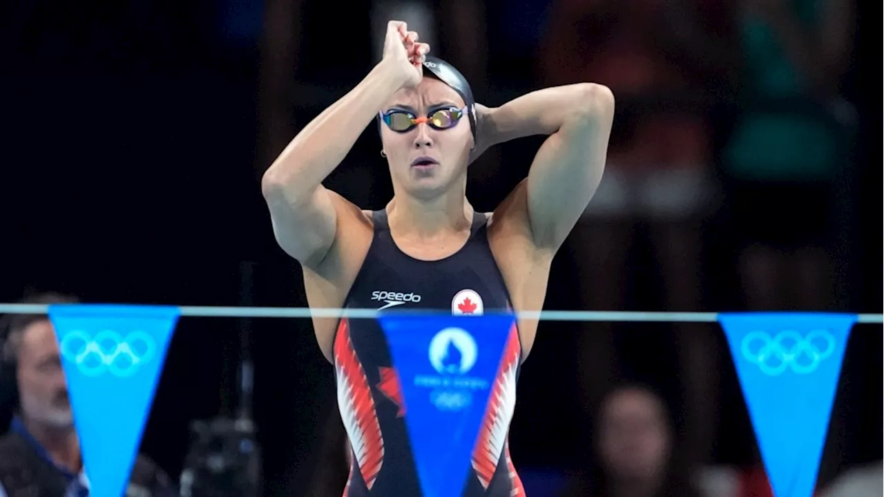 Canada's Masse wins bronze in women's 200m backstroke at Paris Games