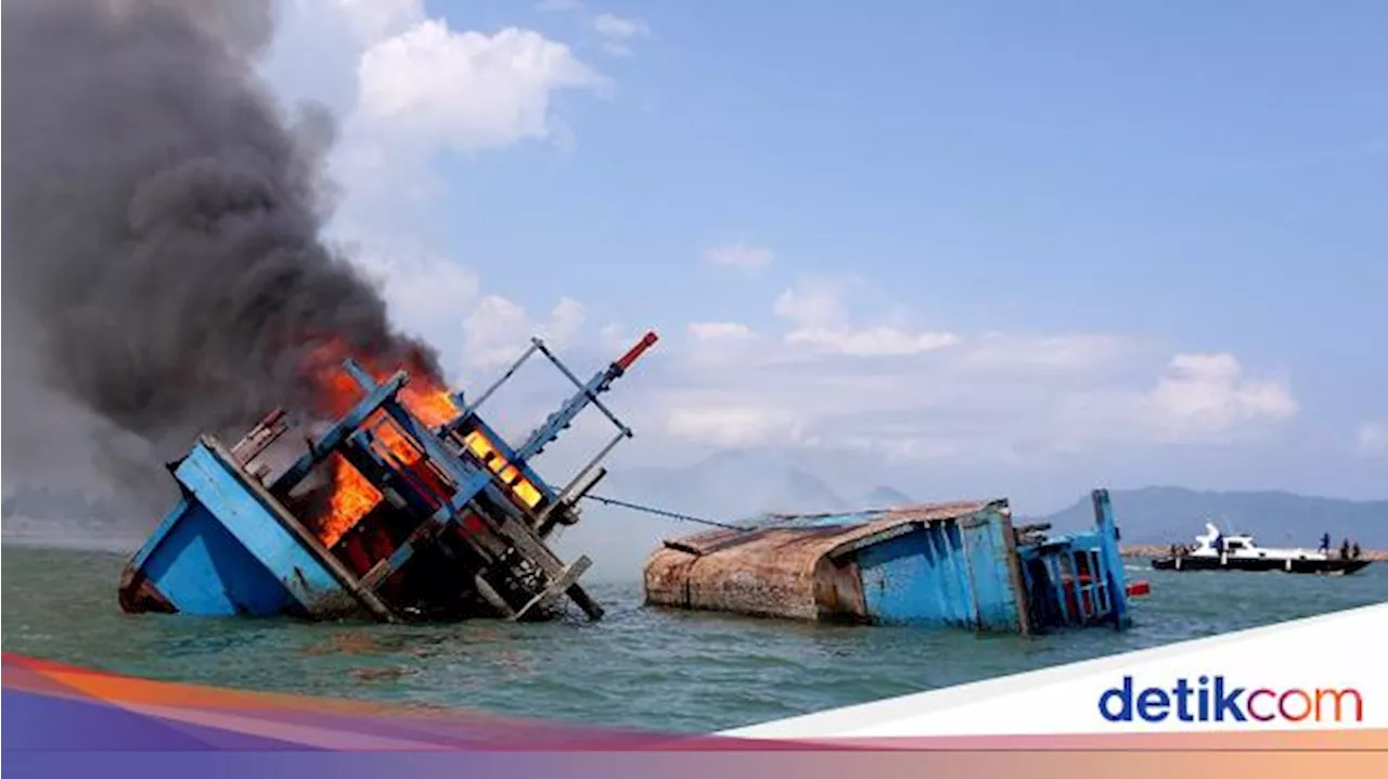 Tak Ditenggelamkan, Kapal Maling Ikan Ternyata Disalurkan ke Sini