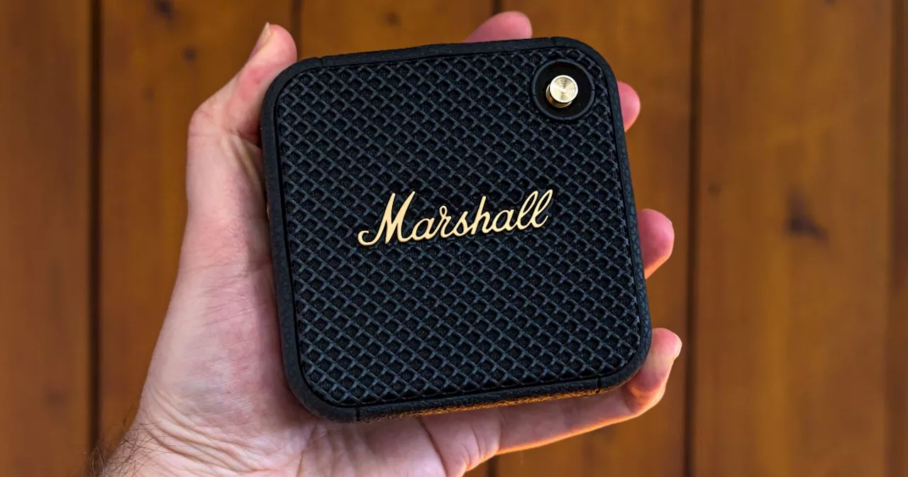 This Marshall portable Bluetooth speaker is on sale at Best Buy