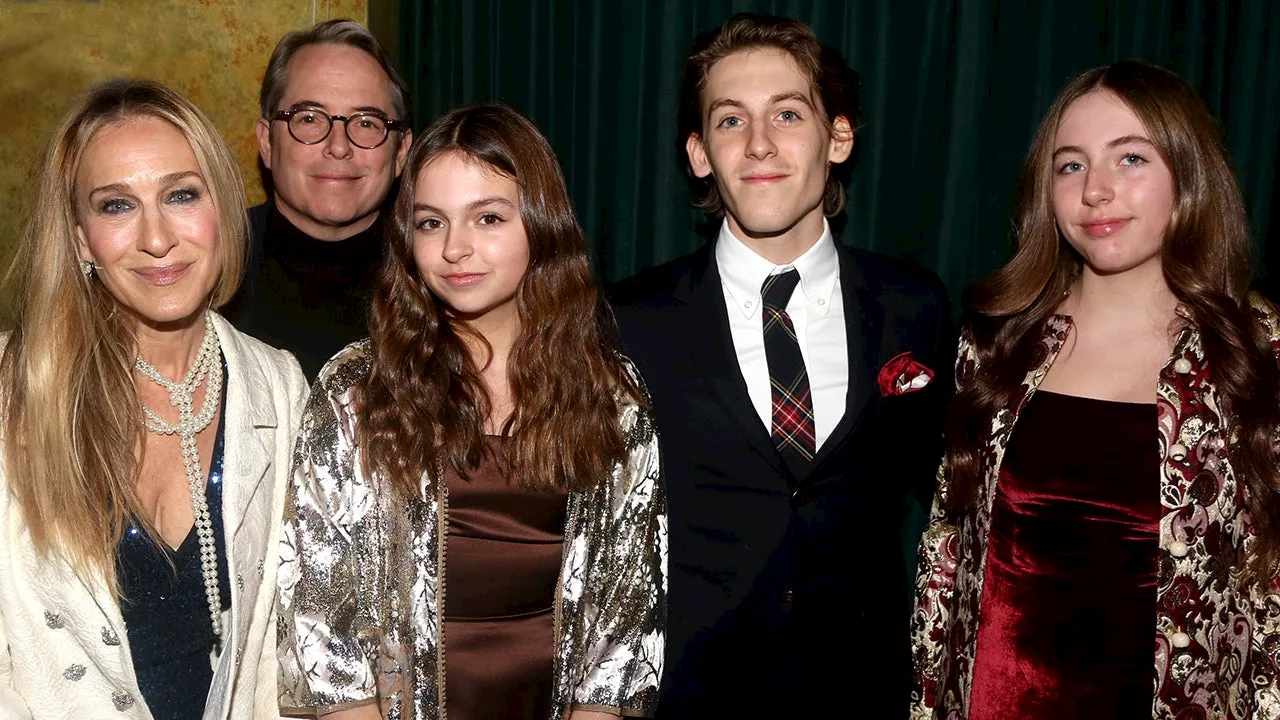 Sarah Jessica Parker and Matthew Broderick Pose With All Three of Their Kids at Paris Olympics