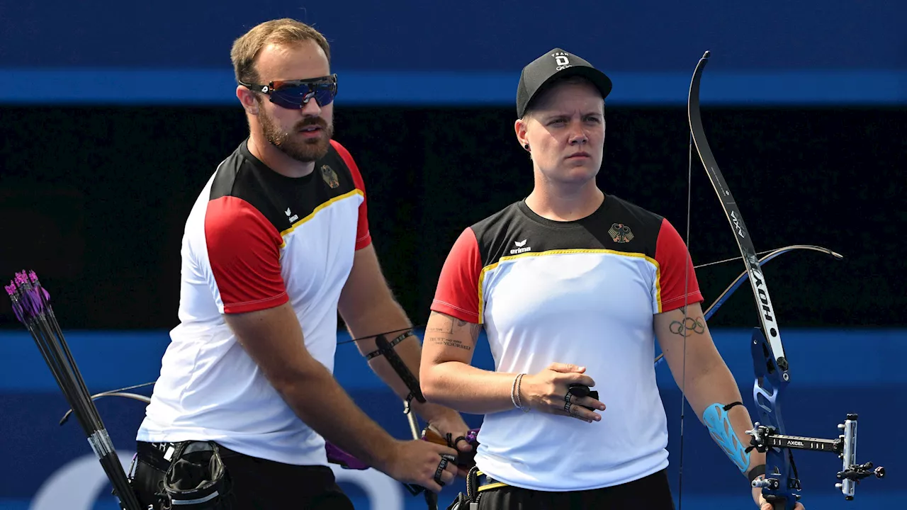 Olympia 2024: Deutsches Mixed-Duo Michelle Kroppen und Florian Unruh stehen im Halbfinale der Olympischen Spiele