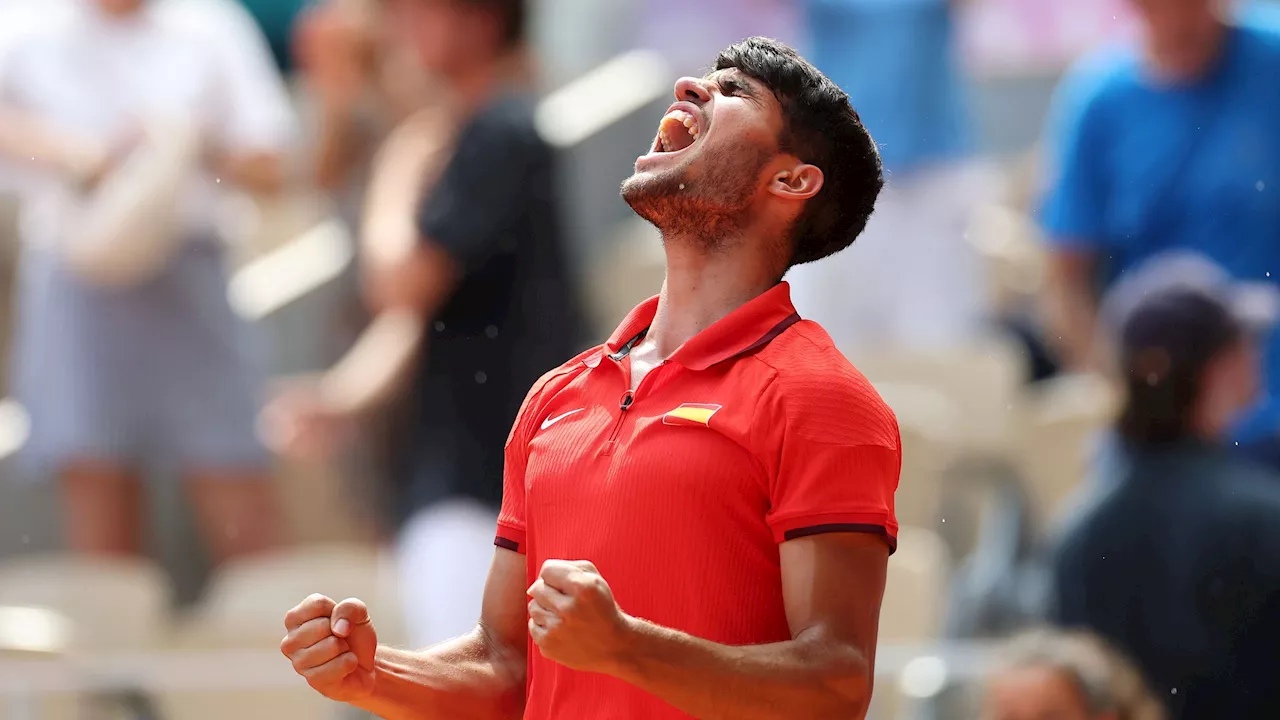 Paris 2024 : Carlos Alcaraz qualifié pour la finale en tennis après sa victoire sur Félix Auger-Aliassime (6-1, 6-1)