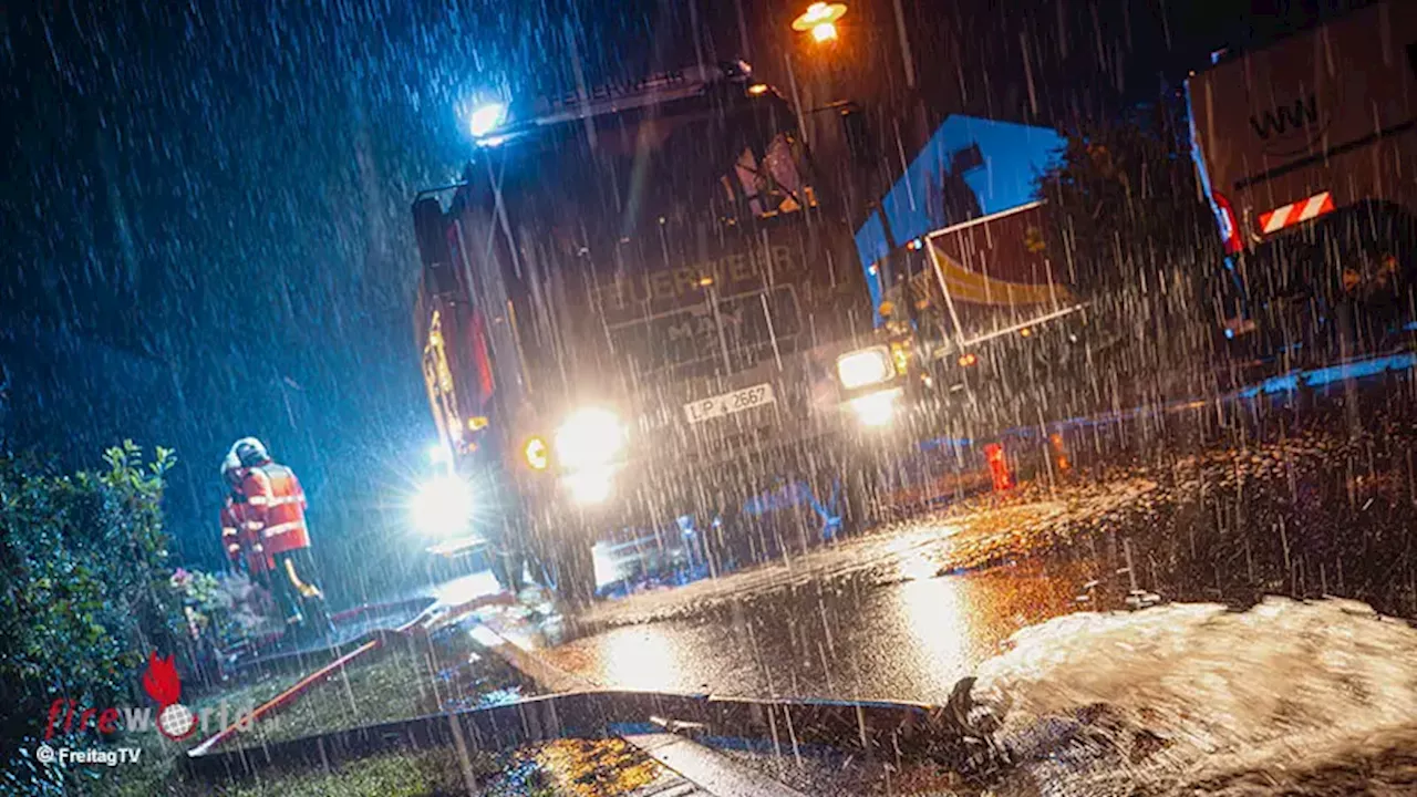 D: Zahlreiche Einsätze nach Unwetter in Horn-Bad Meinberg am 1. August 2024