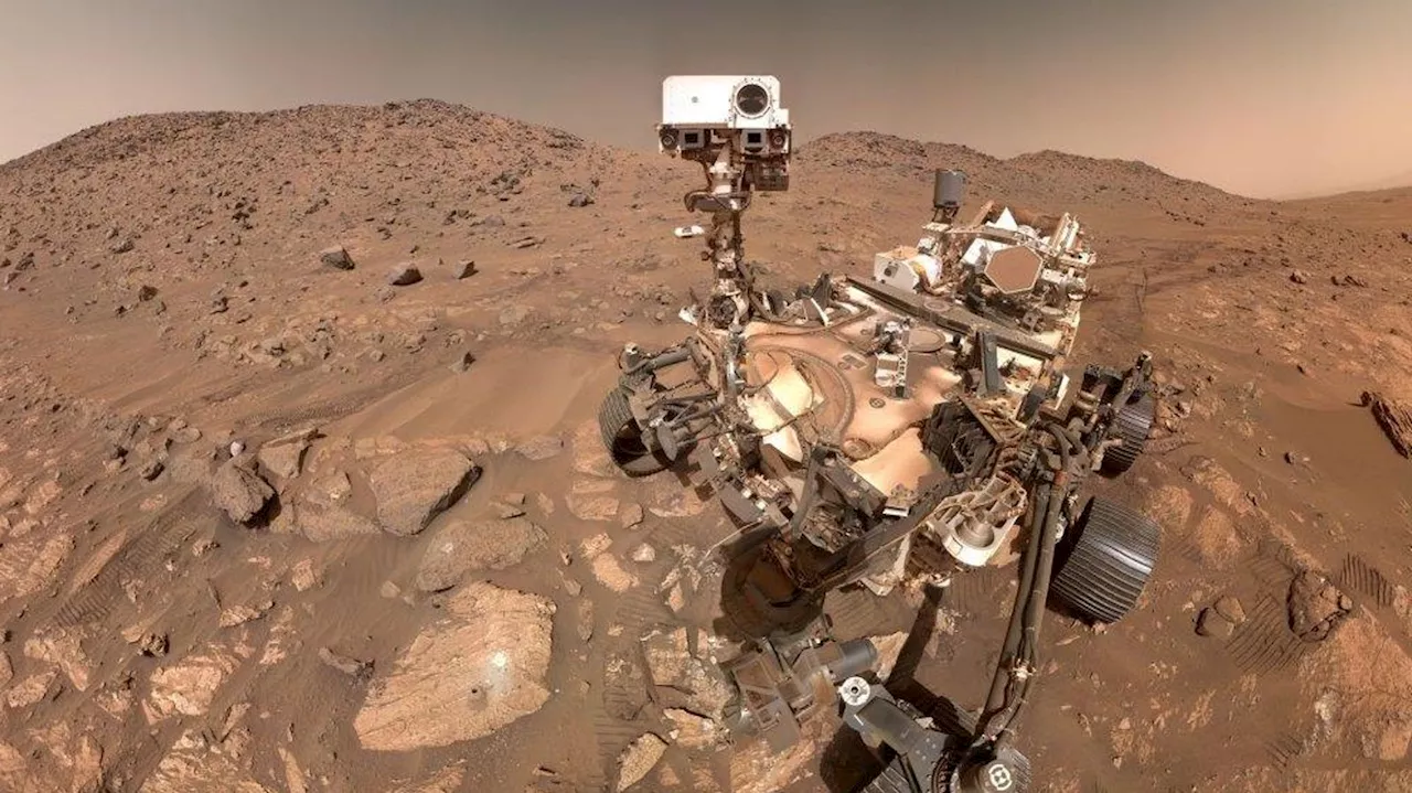 NASA Mars Rover Selfie Celebrates Beguiling Rock Discovery