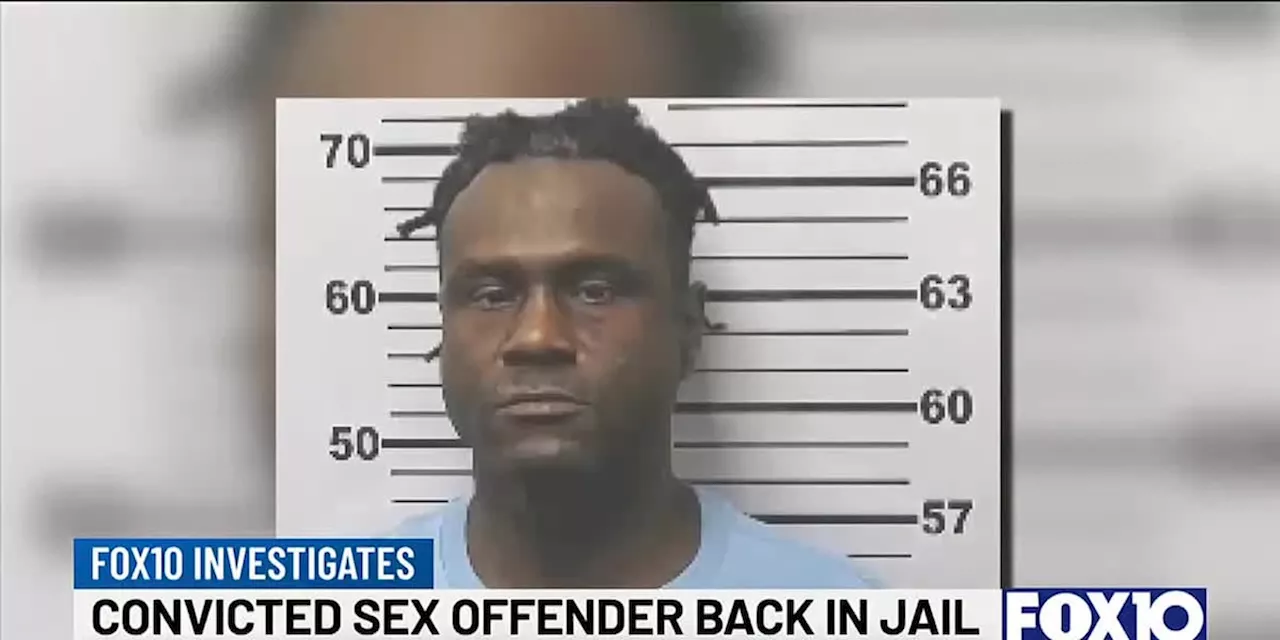 FOX 10 Investigates: Convicted sex offender back in Metro Jail accused of violent sex crime