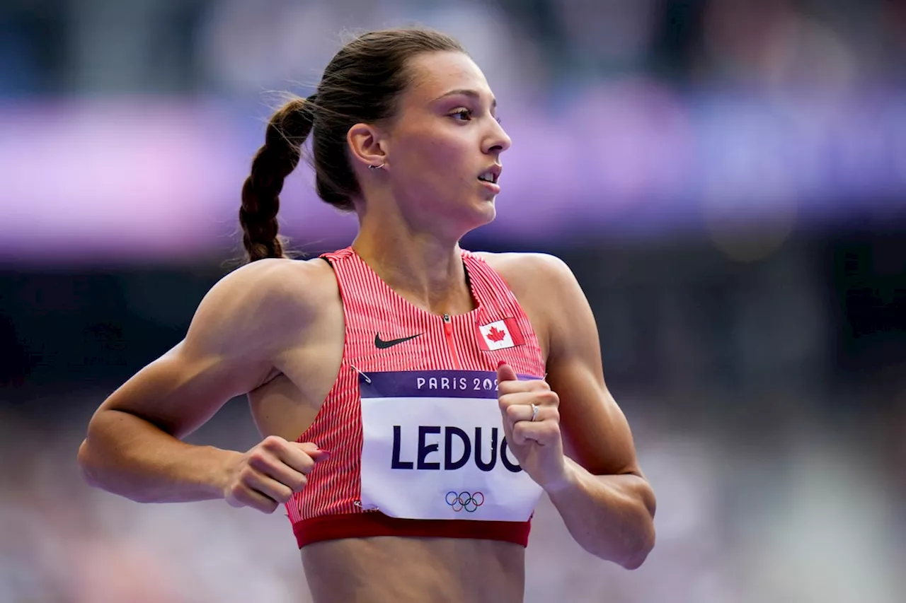 Sprinter Audrey Leduc opens Paris Games with Canadian record in women’s 100m