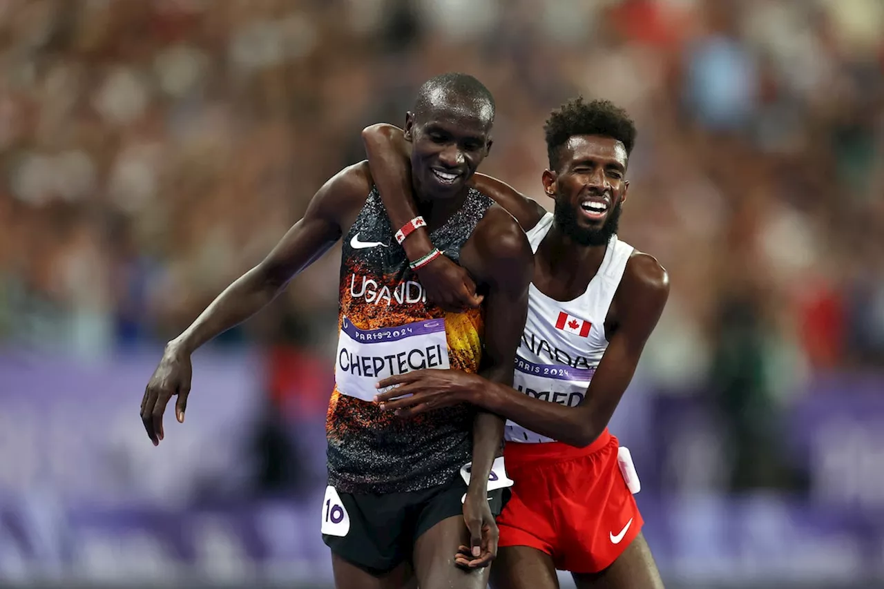 Canada’s Mohammed Ahmed narrowly misses podium in men’s 10,000-metre long distance race