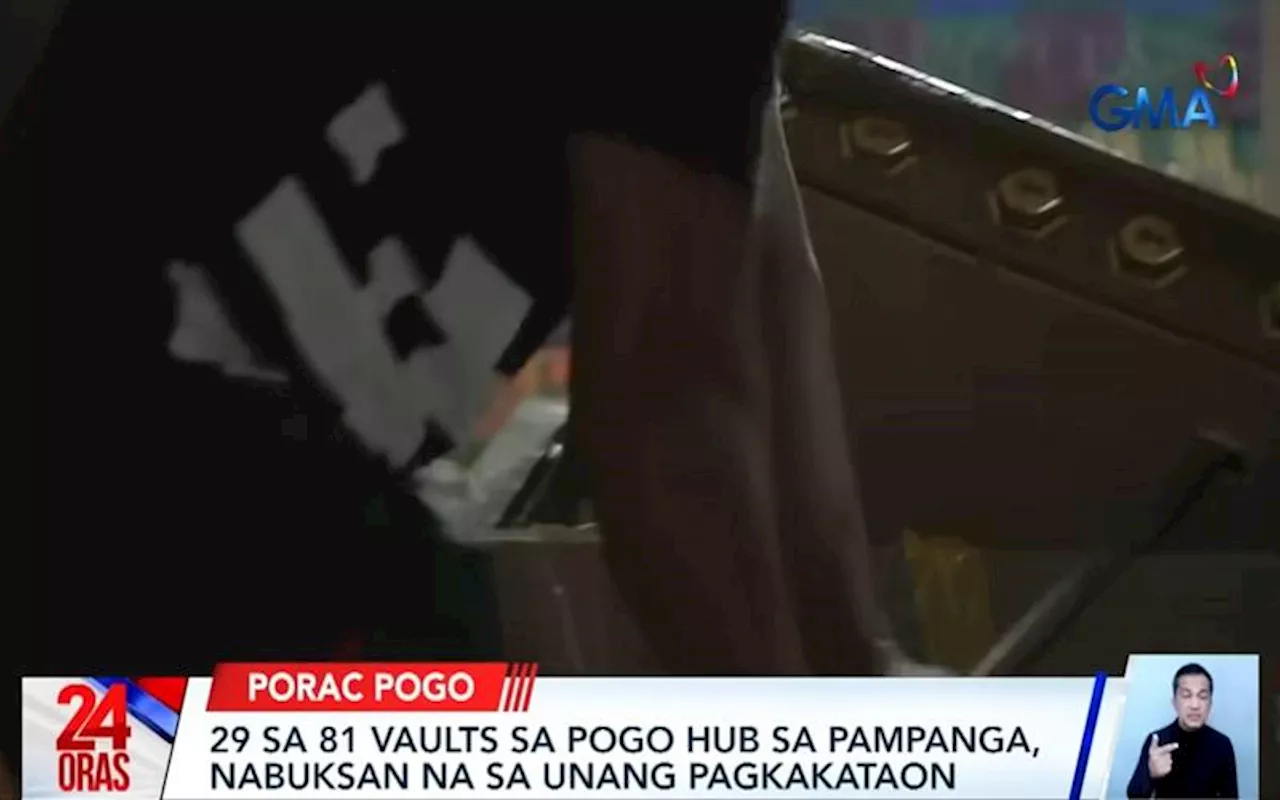 Over P1M cash recovered from 29 vaults in Porac POGO hub