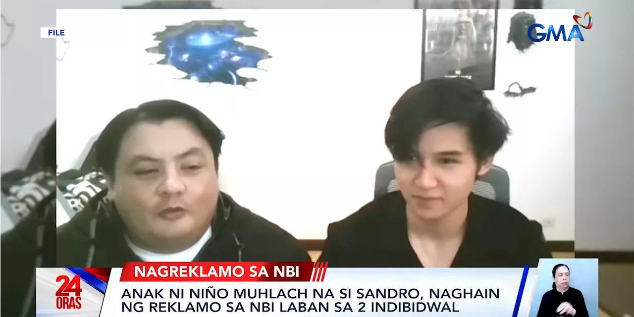 Sandro Muhlach files complaint before NBI: 'Hindi po ako OK pero kakayanin ko po'